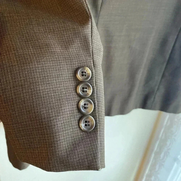 Lauren Ralph Lauren Vintage Wool Suit Jacket Blazer Brown 48R Men’s Green Label - Picture 6 of 16